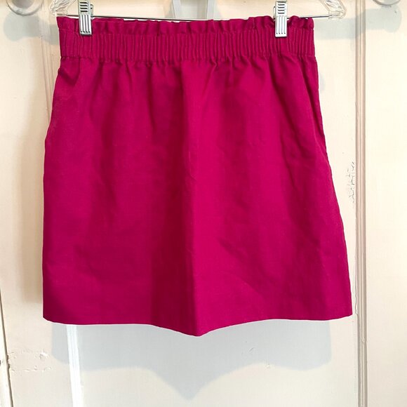 Women's J. Crew Sidewalk Skirt | Hot Pink | Size 4 | NWT - Picture 3 of 4